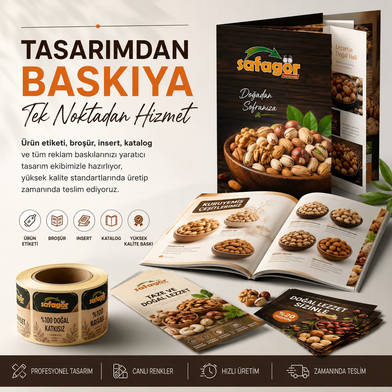 Tasarımdan Baskıya Tek Noktadan Hizmet
